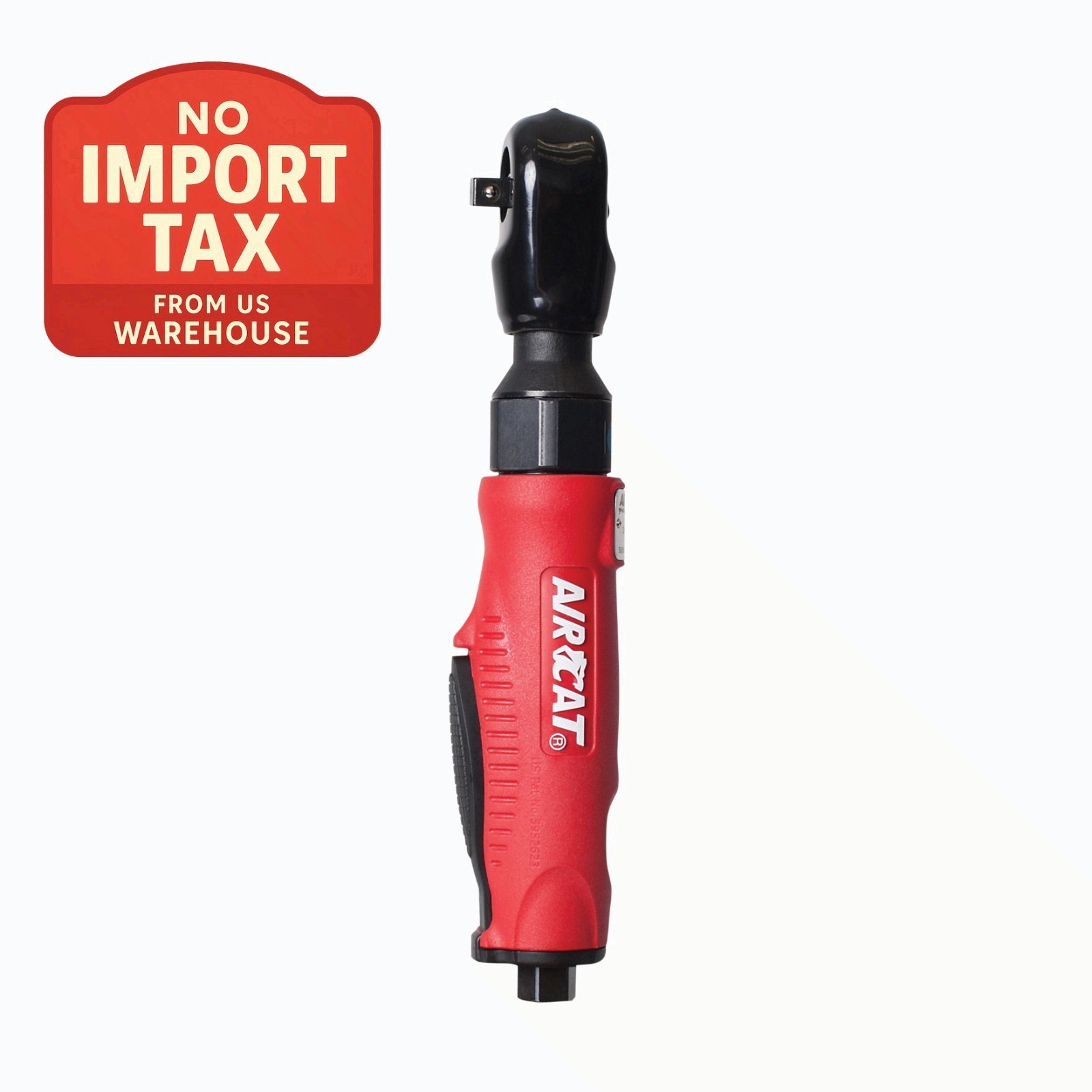 AIRCAT 800 Pneumatic Ratchet Wrench 1/4 inch Drive 35 ft-lbs Torque 320 RPM Comp