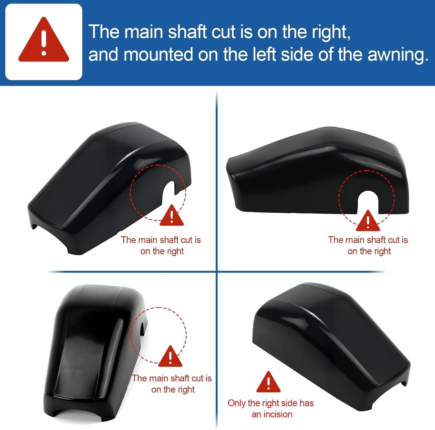 AWNING Cover 643923: Weather-Resistant Idler Cap for RVs – Lightweight Design