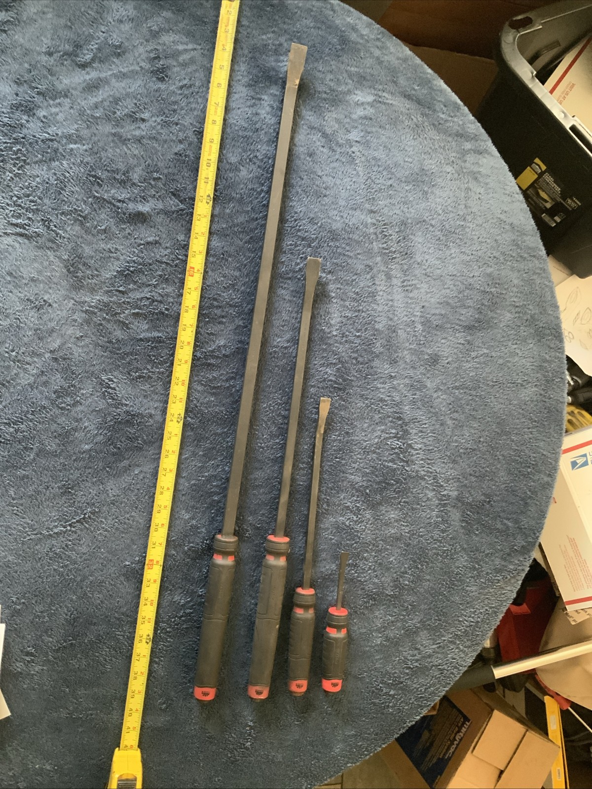 Mac Tools 4pc Pry Bar Set….pb36cr, Pb25cr, Pb17cr, Pb8cr….see Pics…