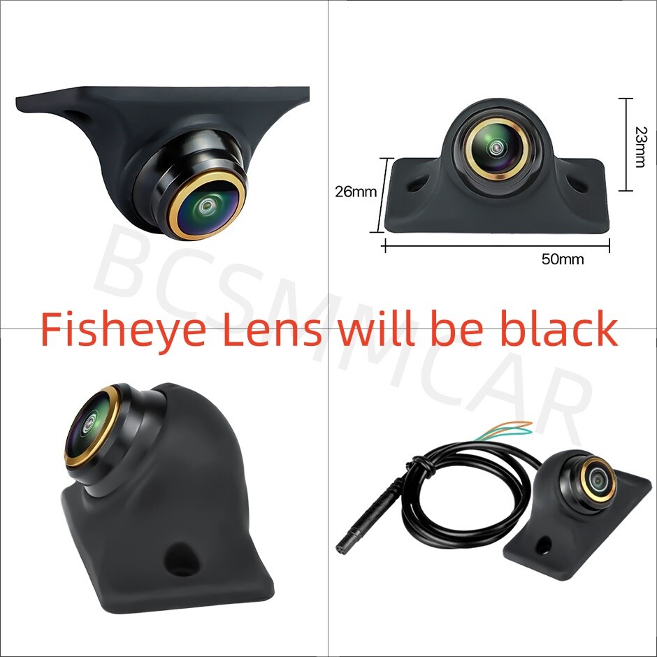 AHD CVBS Car Rear View Reverse Camera 170° Wide Angle Night Vision Waterproof