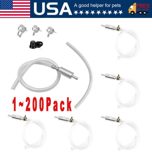 Car Motorcycle Clutch Brake Bleeder Hose One Way Valve Tube Bleeding Tool LOT US