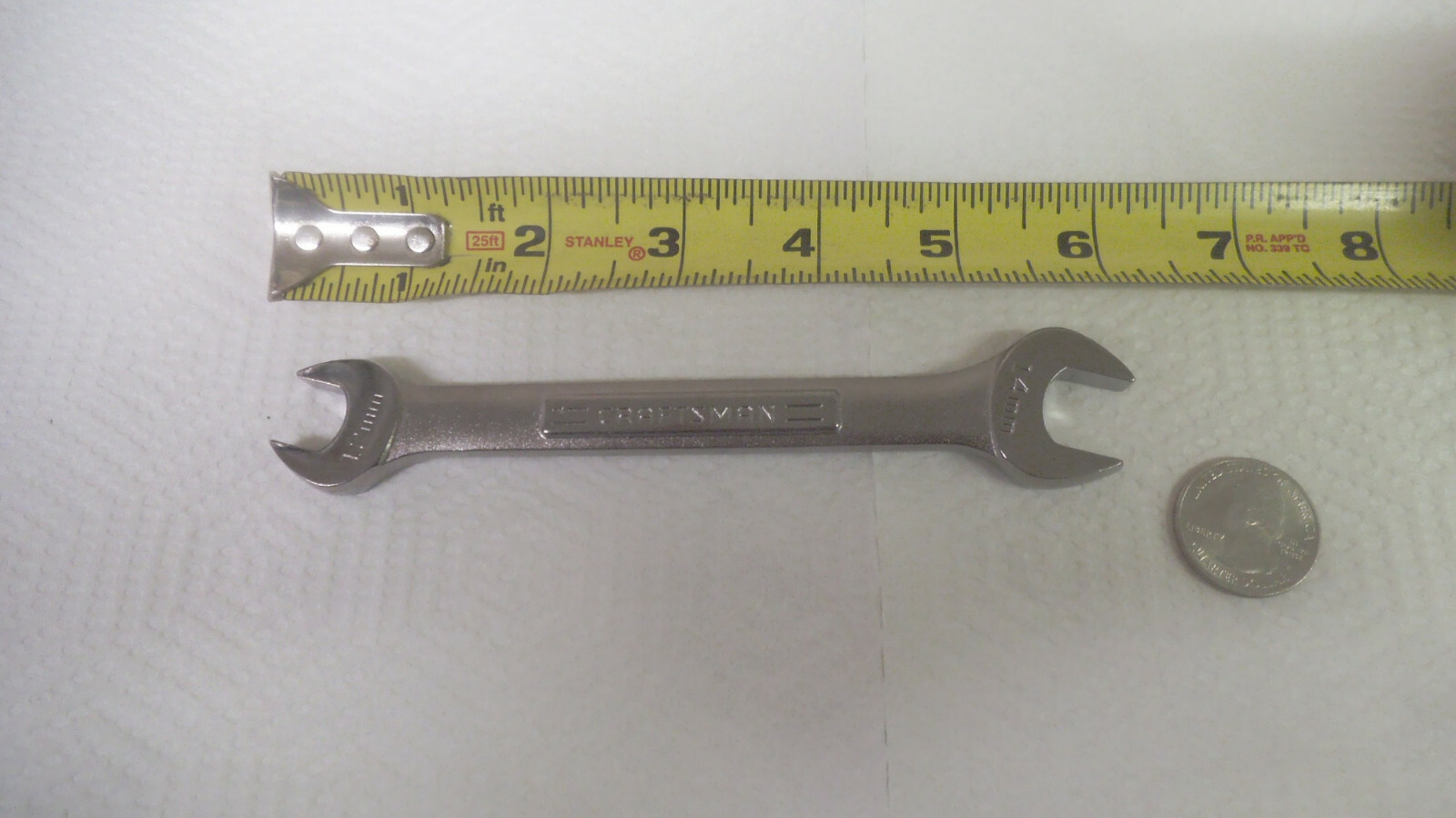 Craftsman USA made dual open end MM wrench 12 x 14mm 44506 V V series