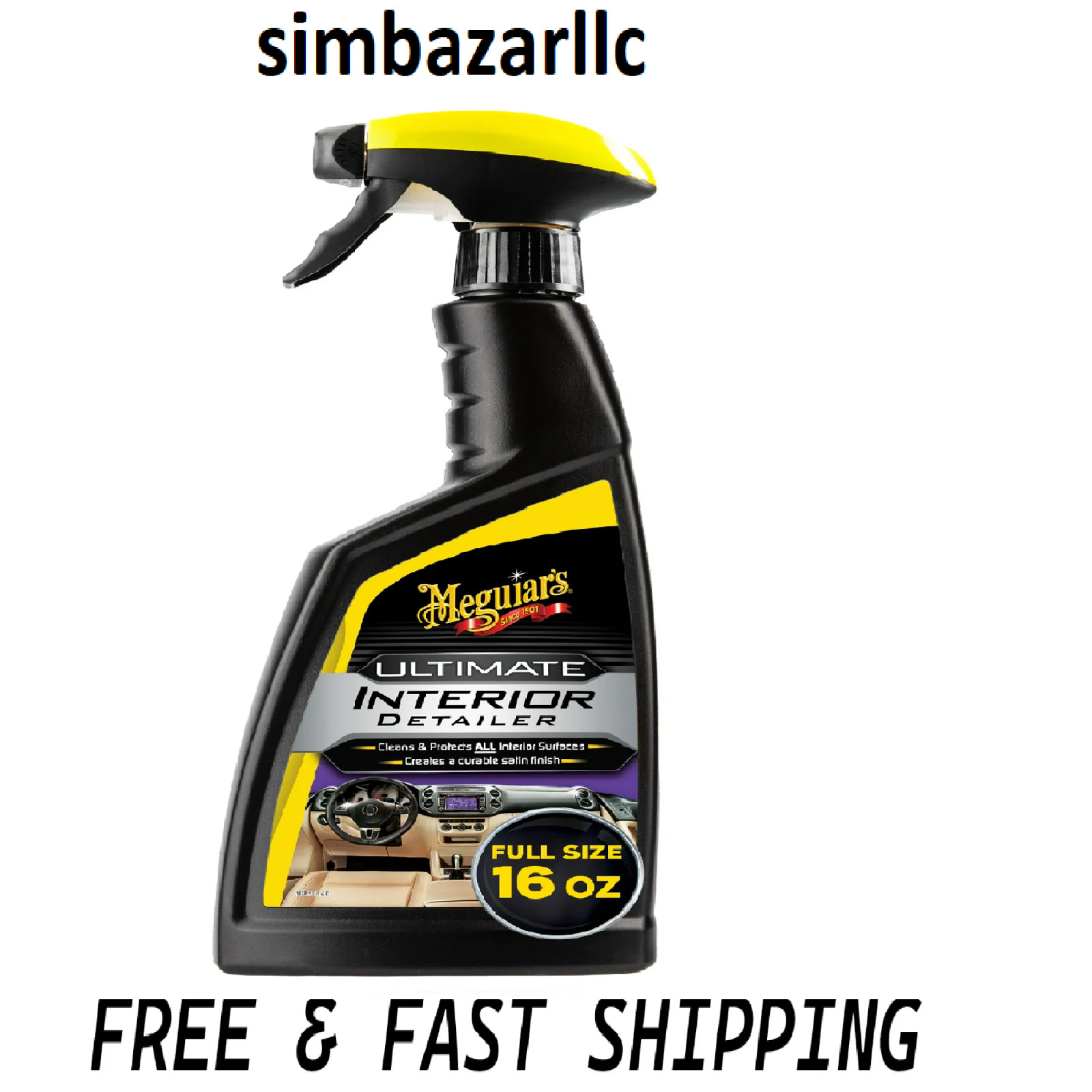 Meguiar’s Ultimate Interior Detailer, G16216, 15.2 oz. Spray