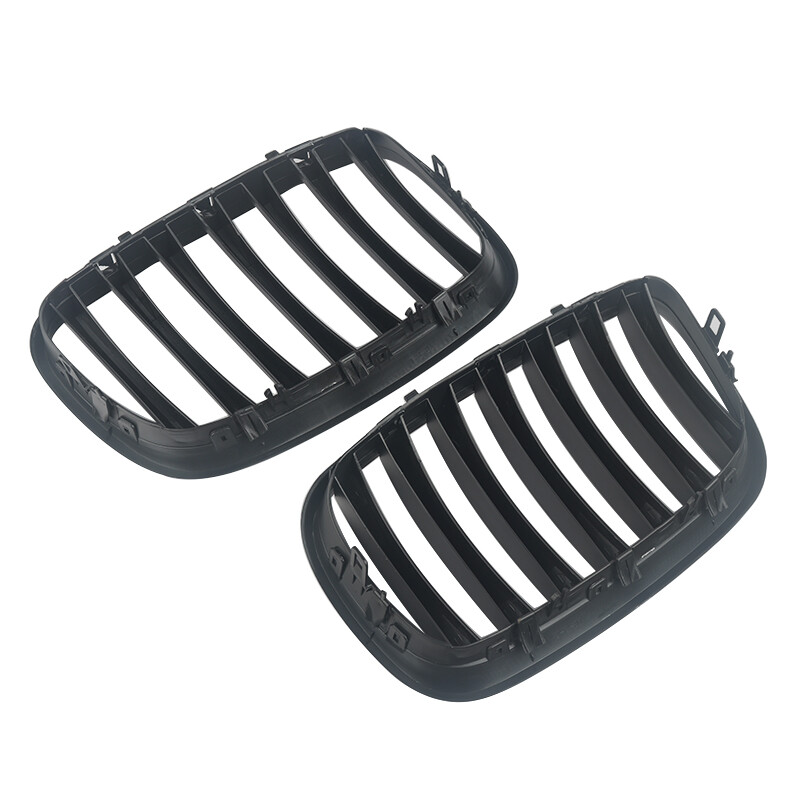 For BMW X5 E70 X5M X6 E71 E72 2007-2013 Matte Black Front Hood Kidney Grilles