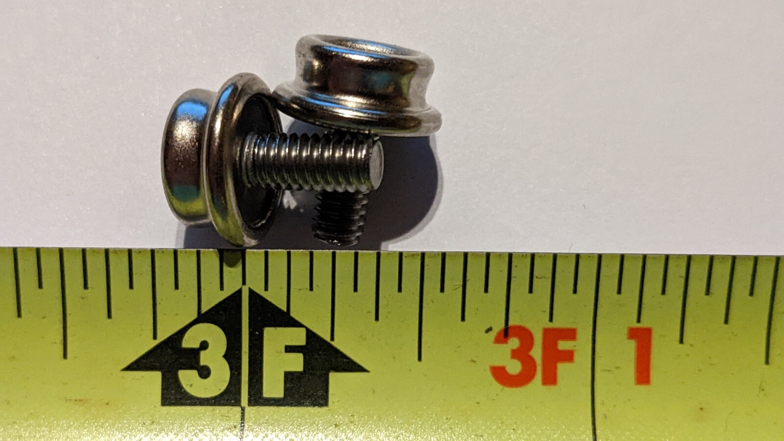 25- 3/8″ SNAP STUD SS MACHINE 8-32 for CONVERTIBLE TOP, BOOT w/ Locking Nut