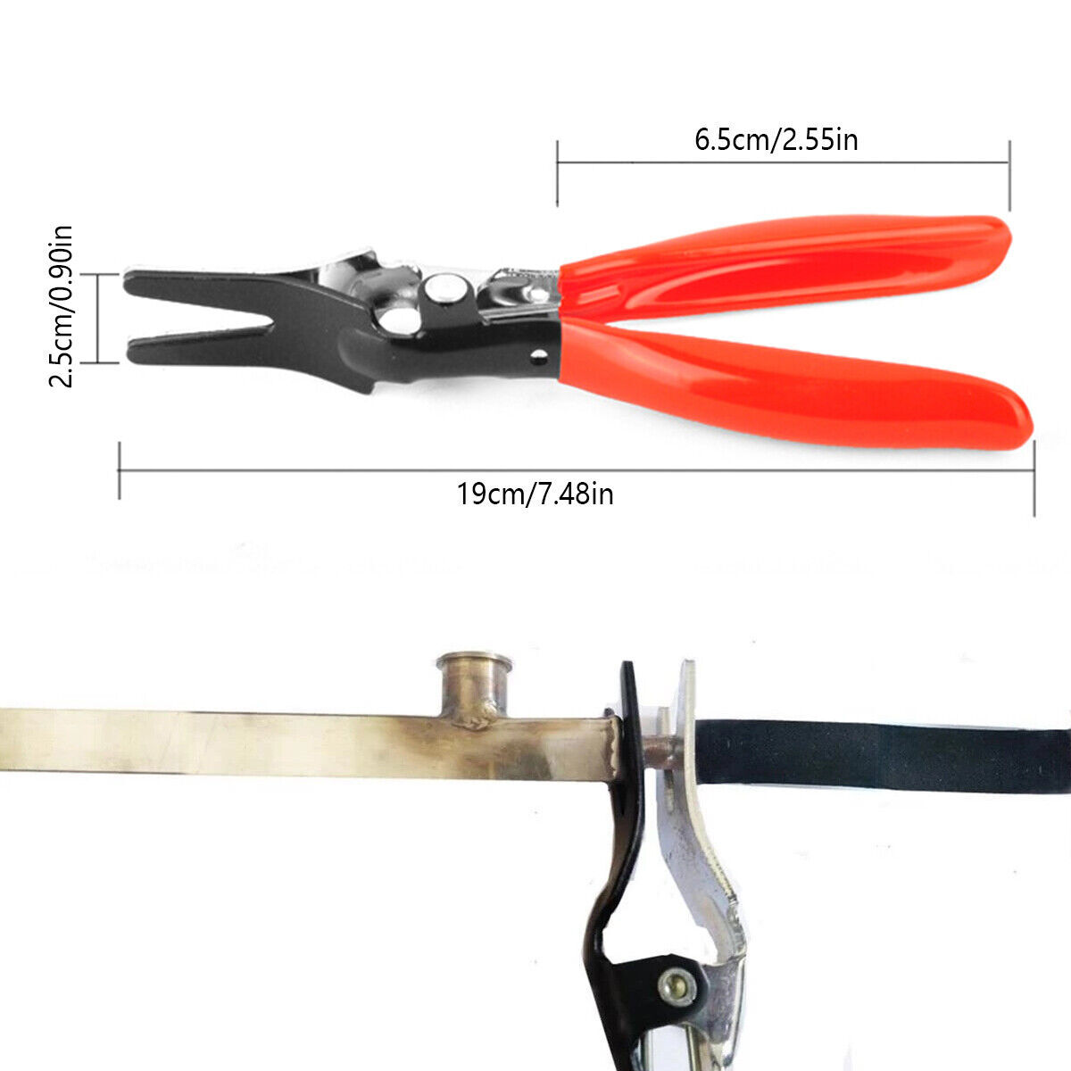 2PC Hose Remover Pliers Angled Car Truck Auto Fuel Vacuum Line Tube Separator