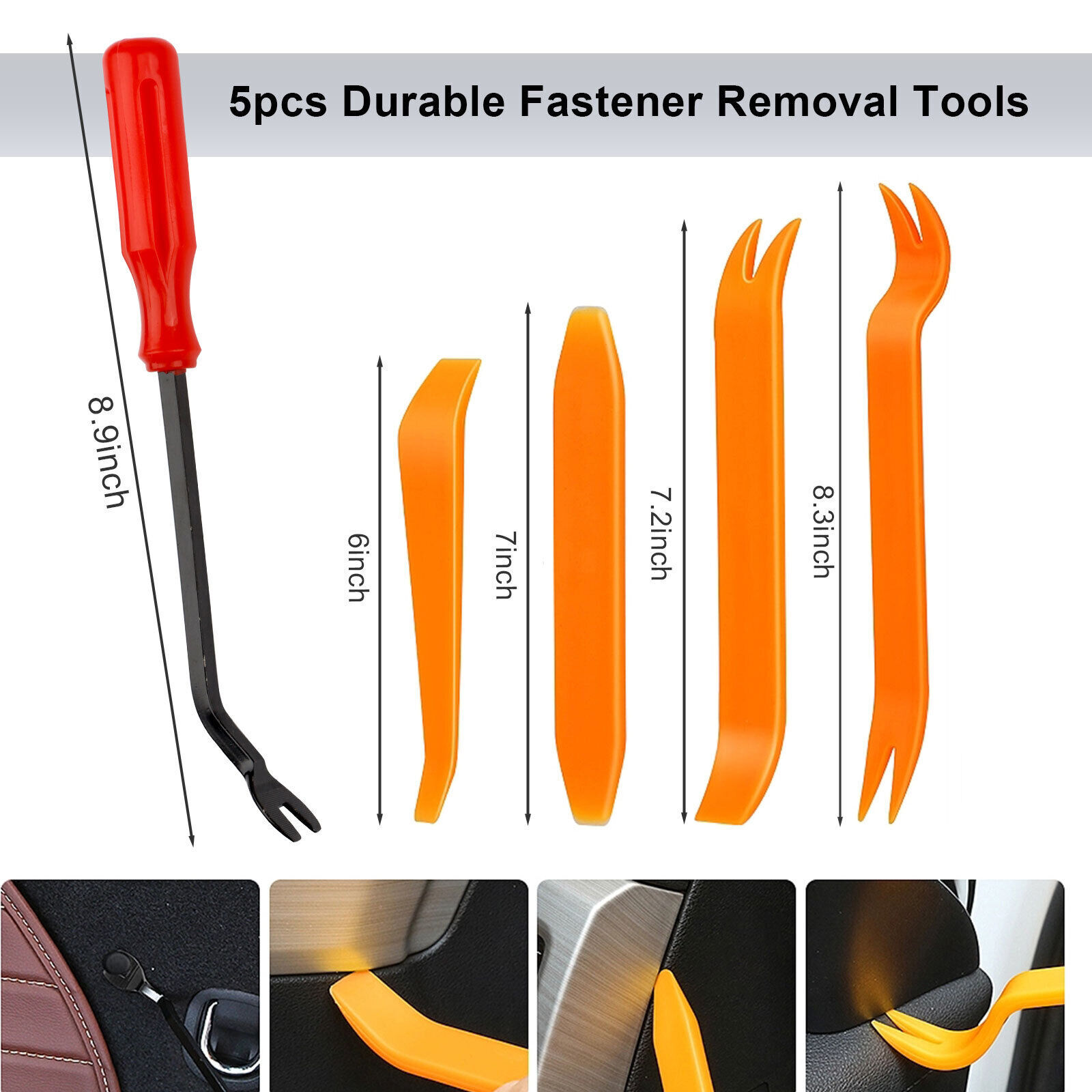 1115PCS Car Retainer Clips Auto Plastic Fasteners Kit Push Trim Pin Rivet Bumper