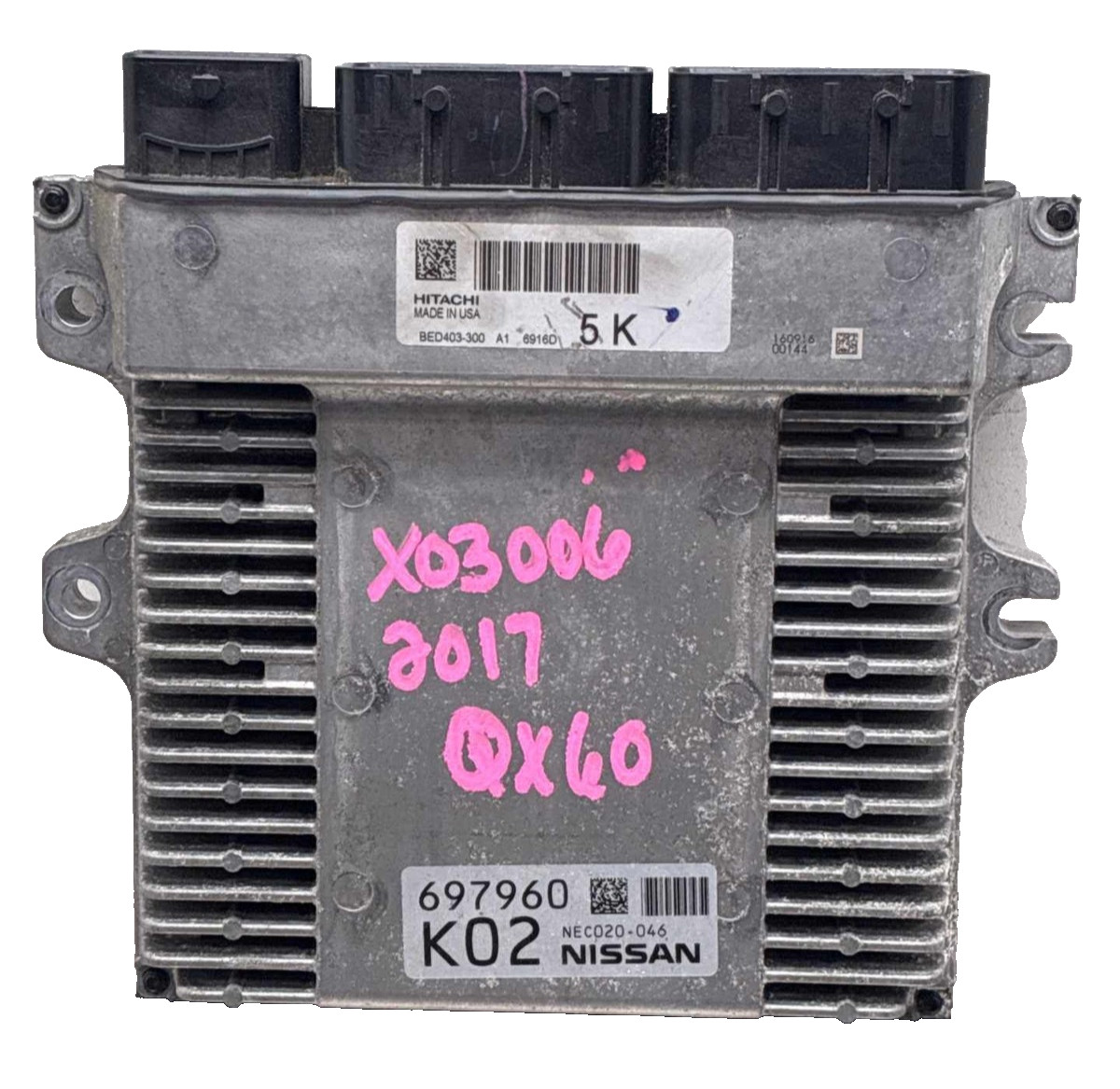2017 Infiniti QX60 Engine Control Computer Module OEM 3.5L ECU BED403-300 A1