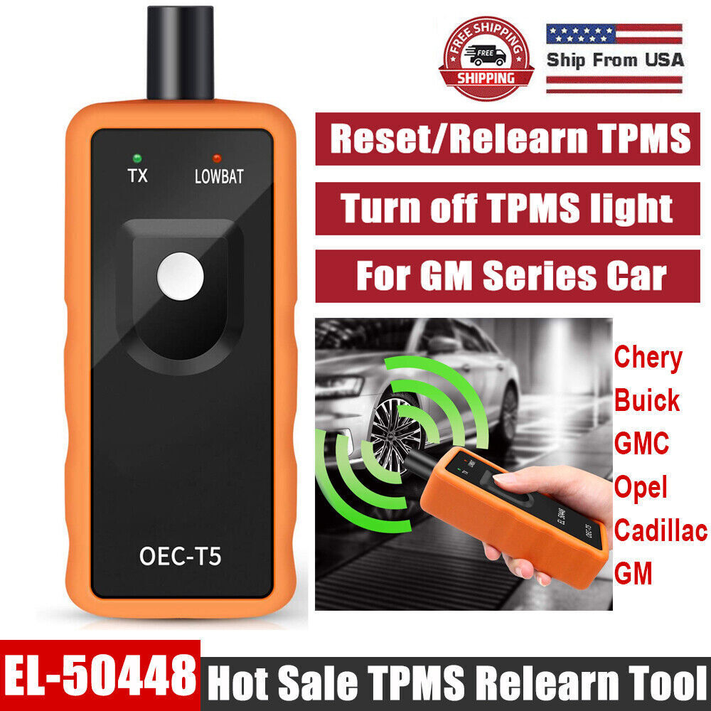 TPMS Tire Pressure Sensor Relearn Reset Programmer for Chevy Corvette Equinox