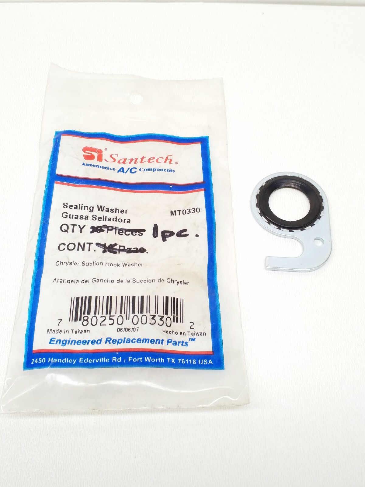 MT0330 Santech Industries A/C Sealing Hook Washer – Qty. 1 Piece