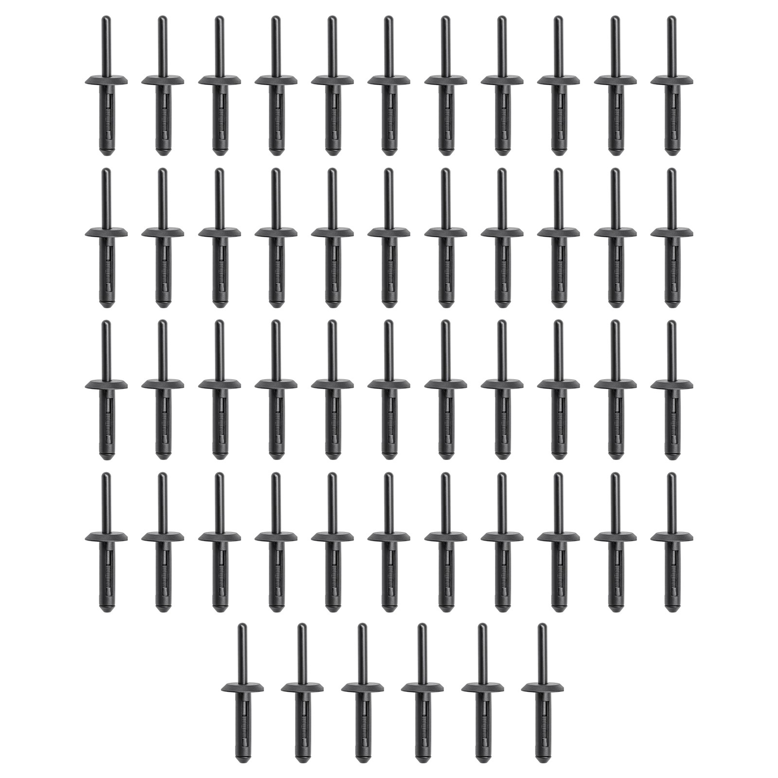 50X Nylon Blind Rivets Clip Fastener For Jeep Chrysler Dodge 6500911 14063981
