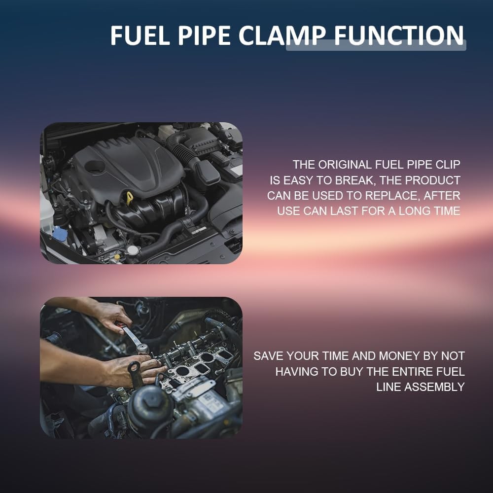 Fuel Line Clips, Auto Clips Replacement Kit, Clamps, [Mixed]