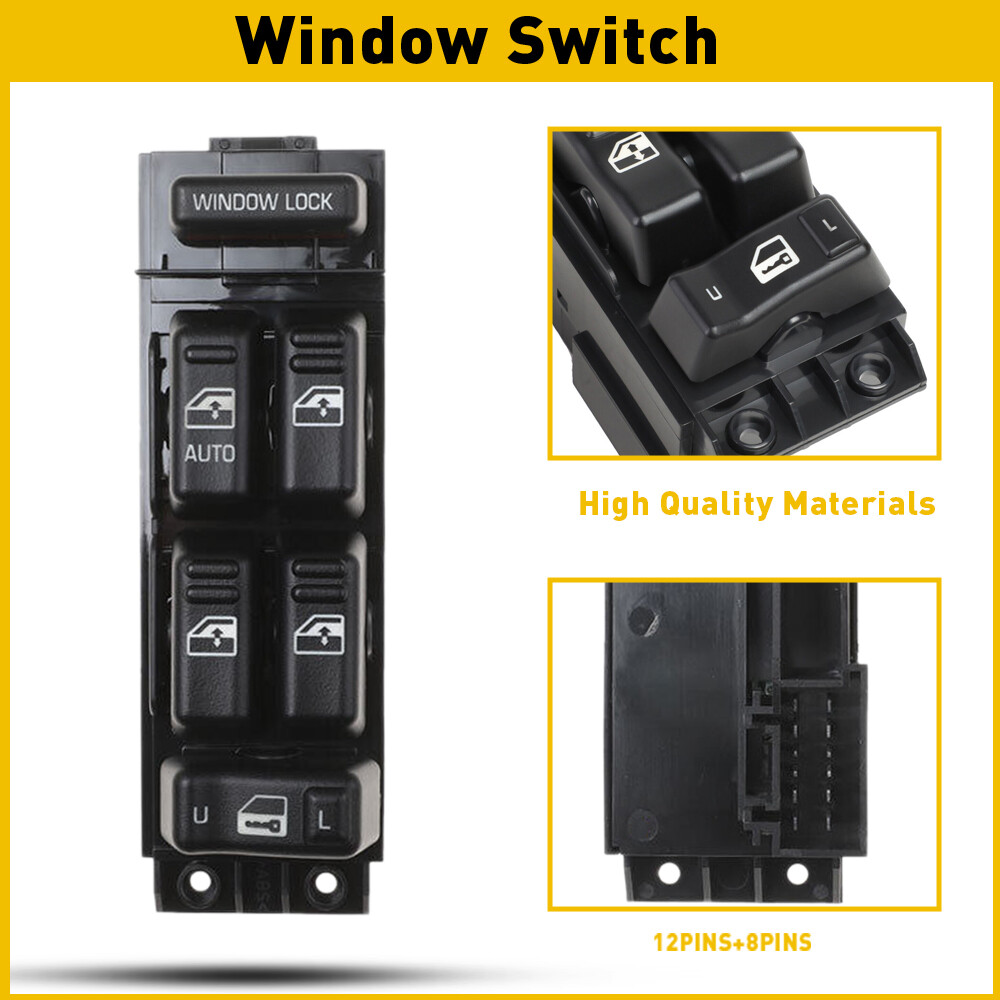 For 2000-2002 Chevy GMC Left Driver Master Side Power Window Door Switch Control