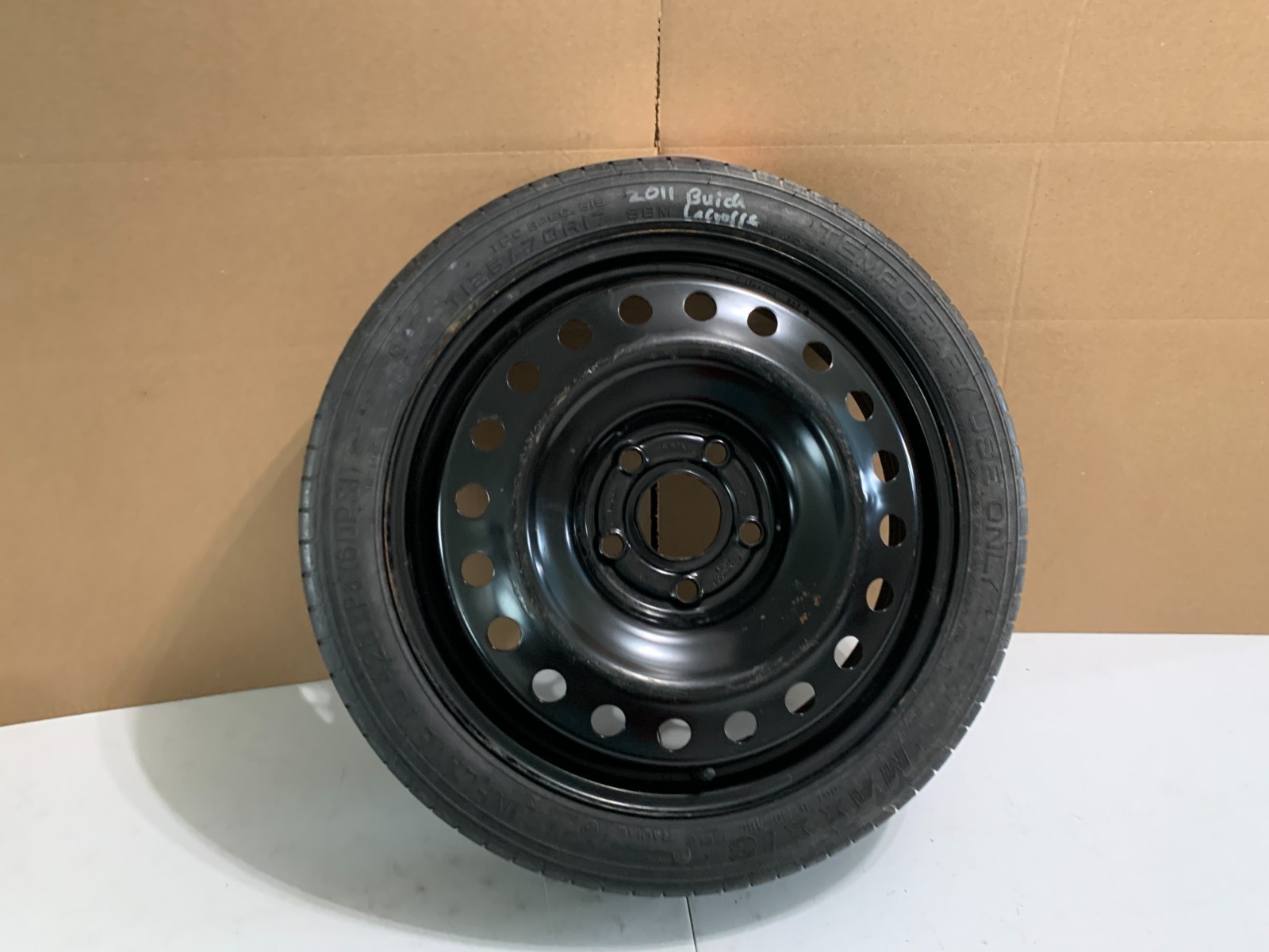 2010-2016 Buick Lacrosse 17″ Spare Tire Compact Donut T125 70R17 OEM