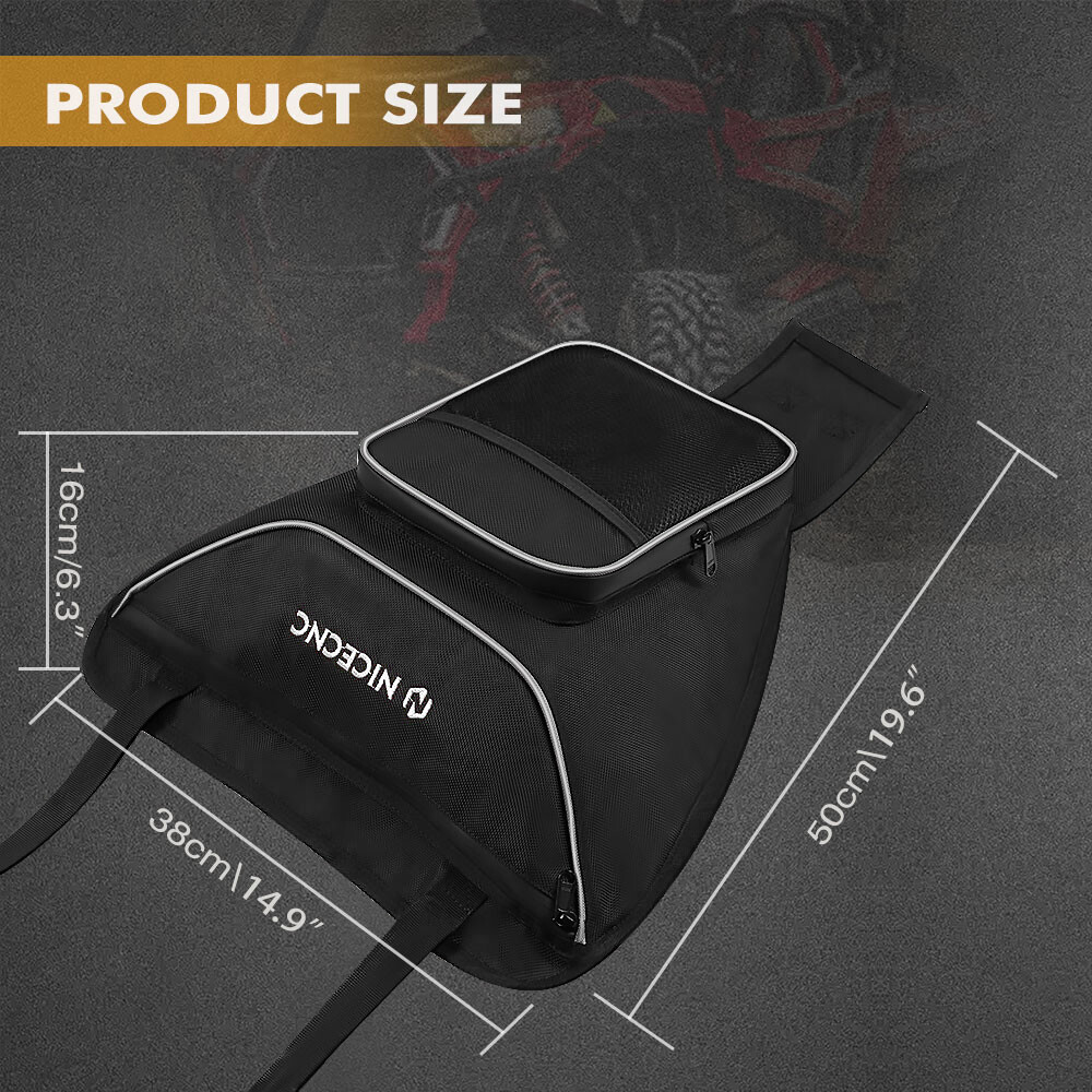 NICECNC UTV Cab Center Storage Bag For POLARIS RZR 900 RZR 570 S 800 XP 1000
