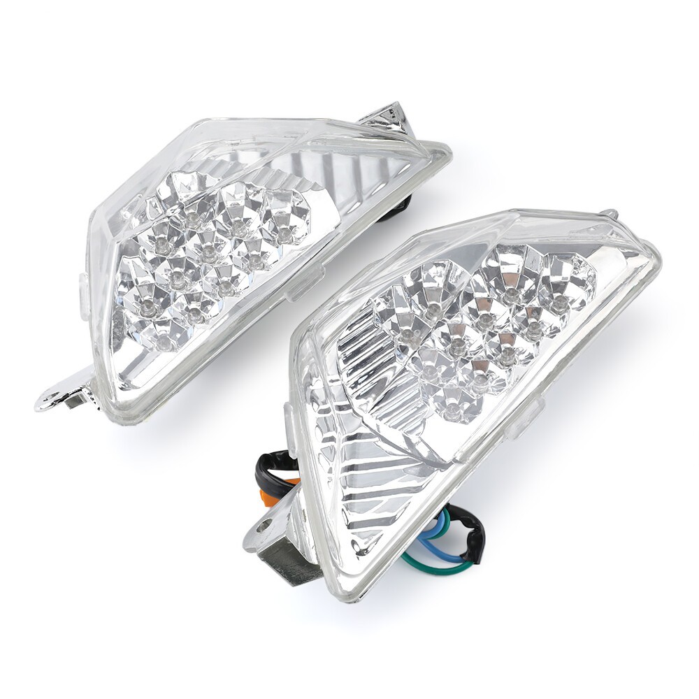 Front Turn Signal Indicator Light Blinker Flush For KAWASAKI Ninja EX300/400/650
