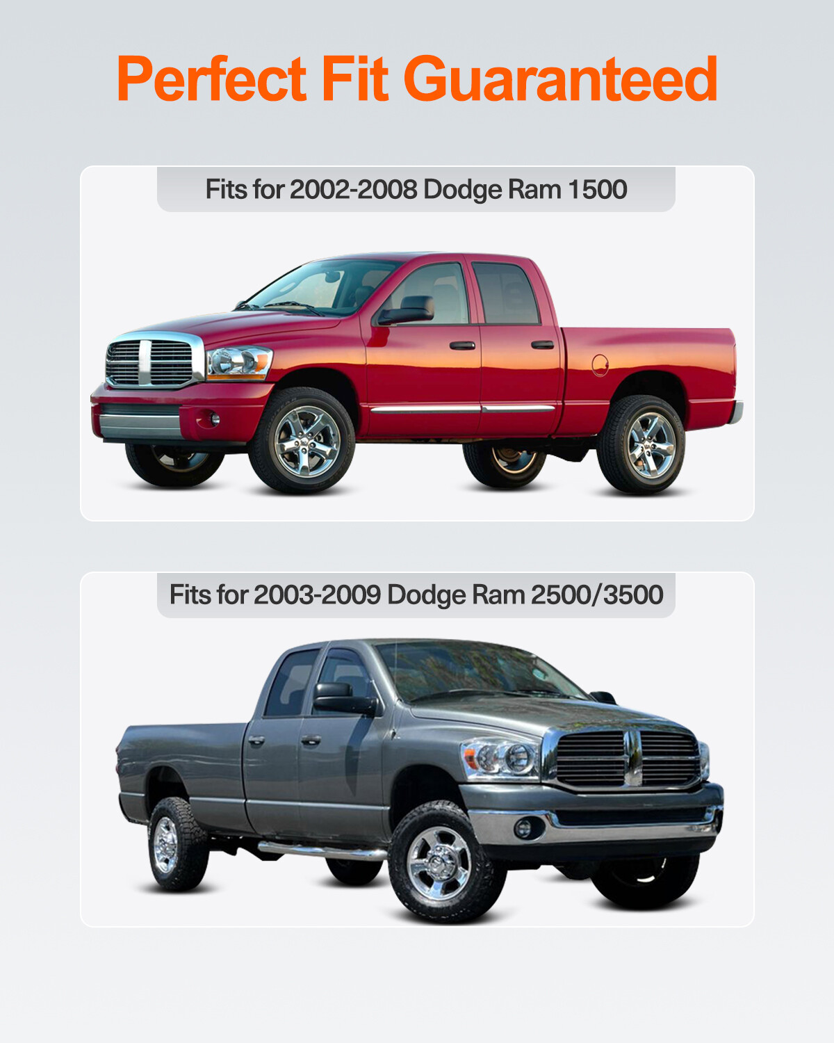 Wheel Arch upper rear quarter panel For 02-09 Dodge Ram 1500 2500 rust repair