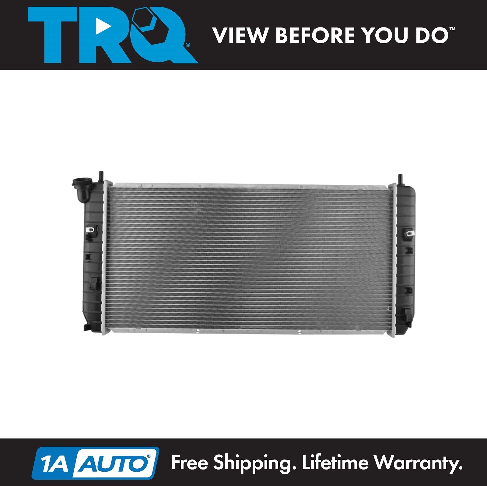 TRQ Radiator Assembly Plastic Tanks Aluminum Core Direct Fit for Buick Lucerne