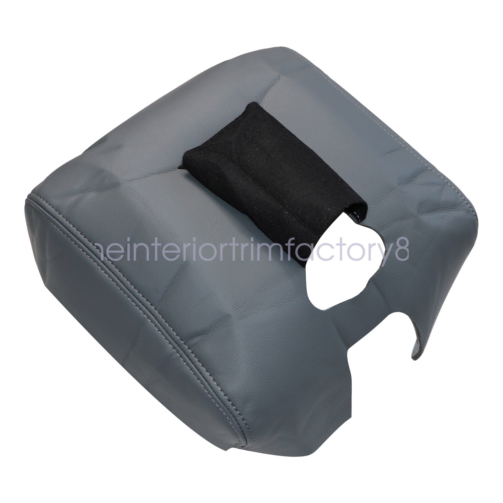 For 2014-18 Chevy Silverado 1500 2500 3500 Console Lid Armrest Cover Dark Gray