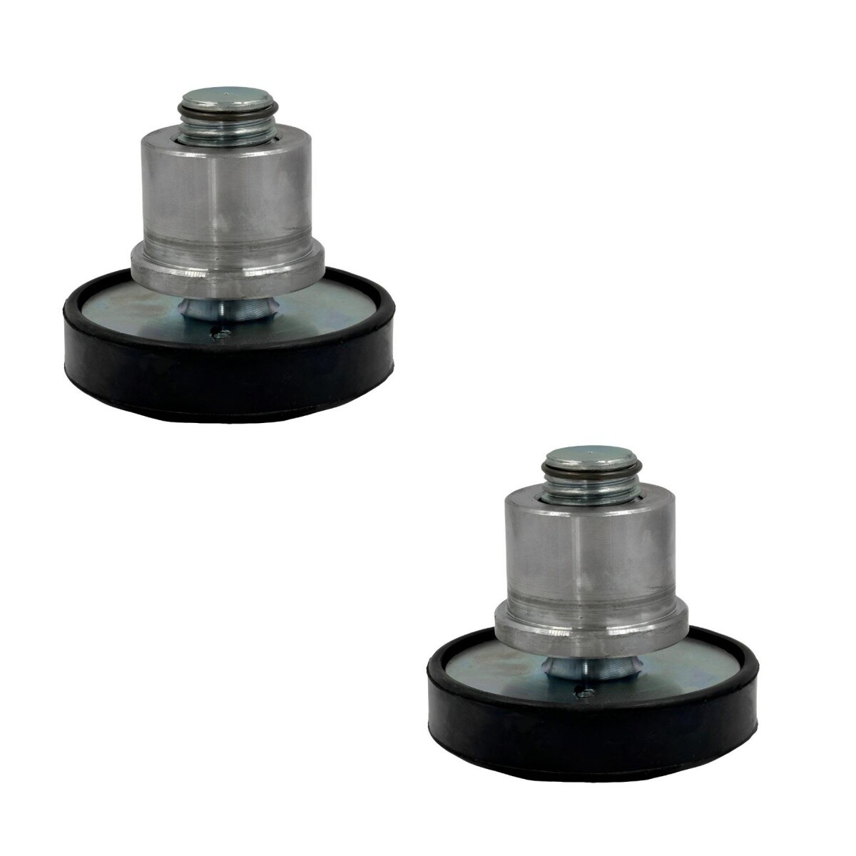 Pack of 2 Shaft Dia 60mm Car Lift Rubber tray Heightening Feet Plus High Leg Pad