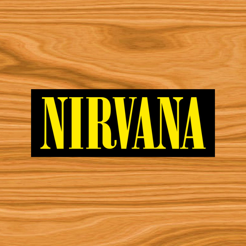 Nirvana 6″ inch Vinyl Laptop Window Bumper Sticker