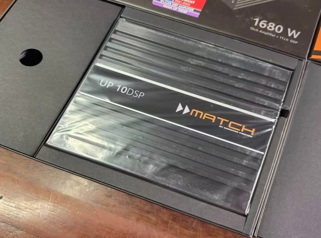 MATCH UP 10DSP 10-Ch Plug & Play Upgrade Amplifier 11-Ch 64 Bit DSP Universal