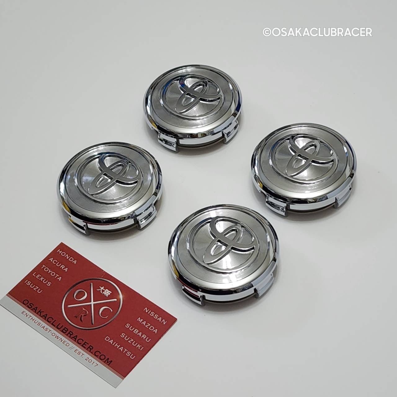 Genuine OEM Toyota Altezza Chrome Wheel Center Cap Set JDM 00-05 Lexus IS300 17”