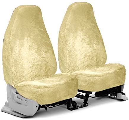 Australian Sheepskin Highback Seat covers CREAM (1 Pair)