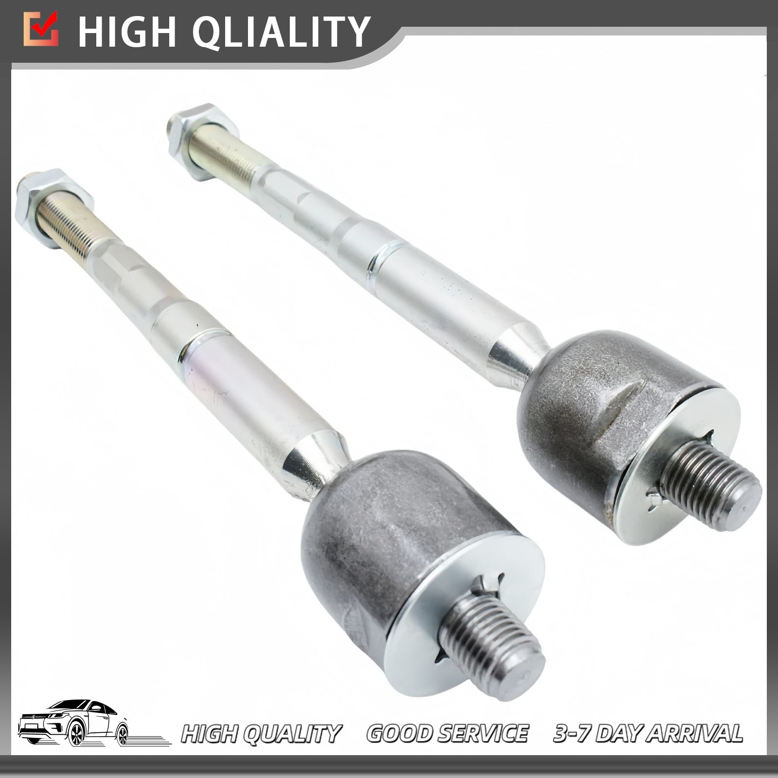 Front Inner & Outer Tie Rod End w/Boots For 93-98 Toyota Supra Lexus SC300 SC400
