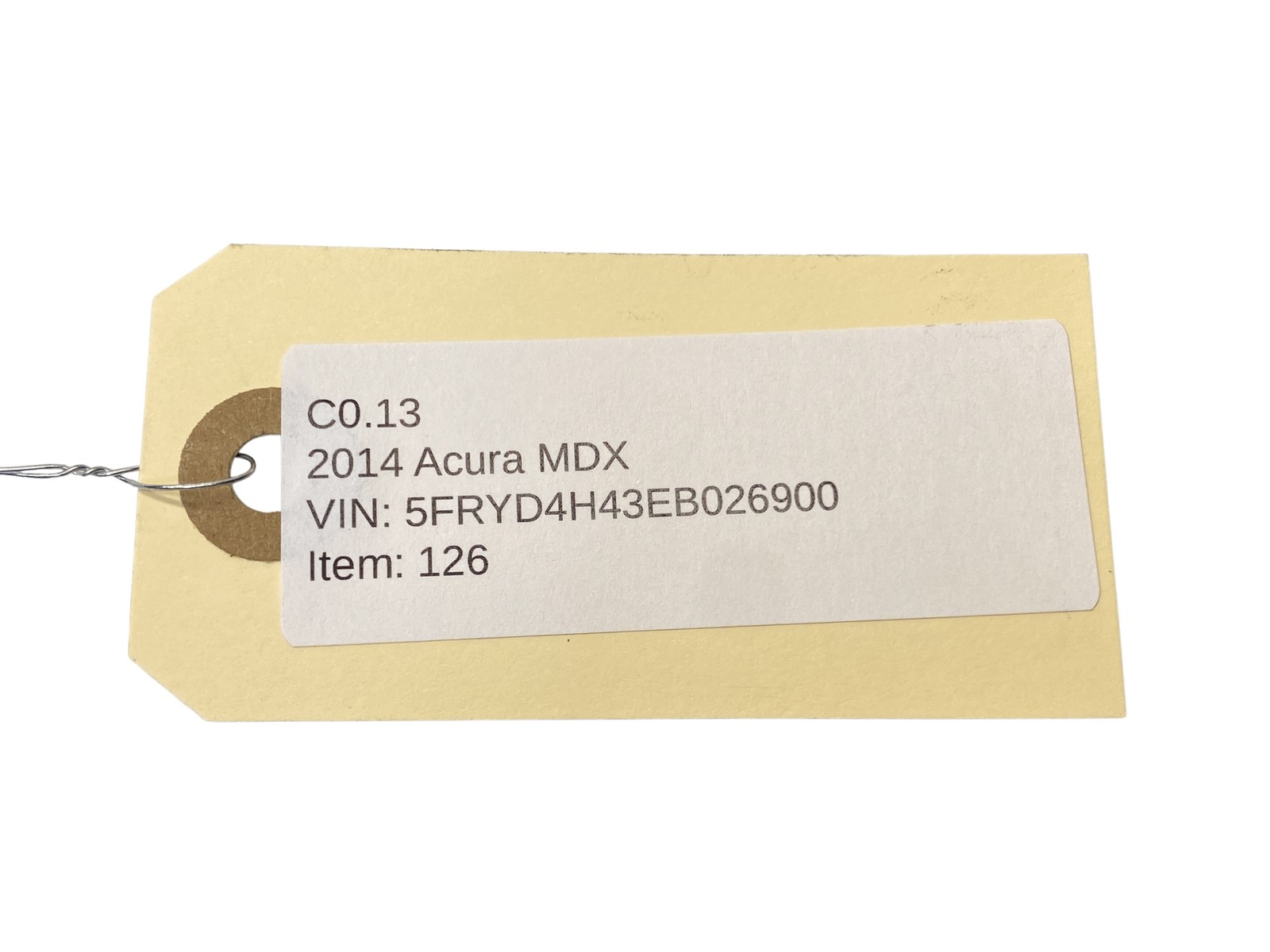 14 15 16 ACURA MDX POWER BRAKE BOOSTER UNIT BLACK OEM #C0.13