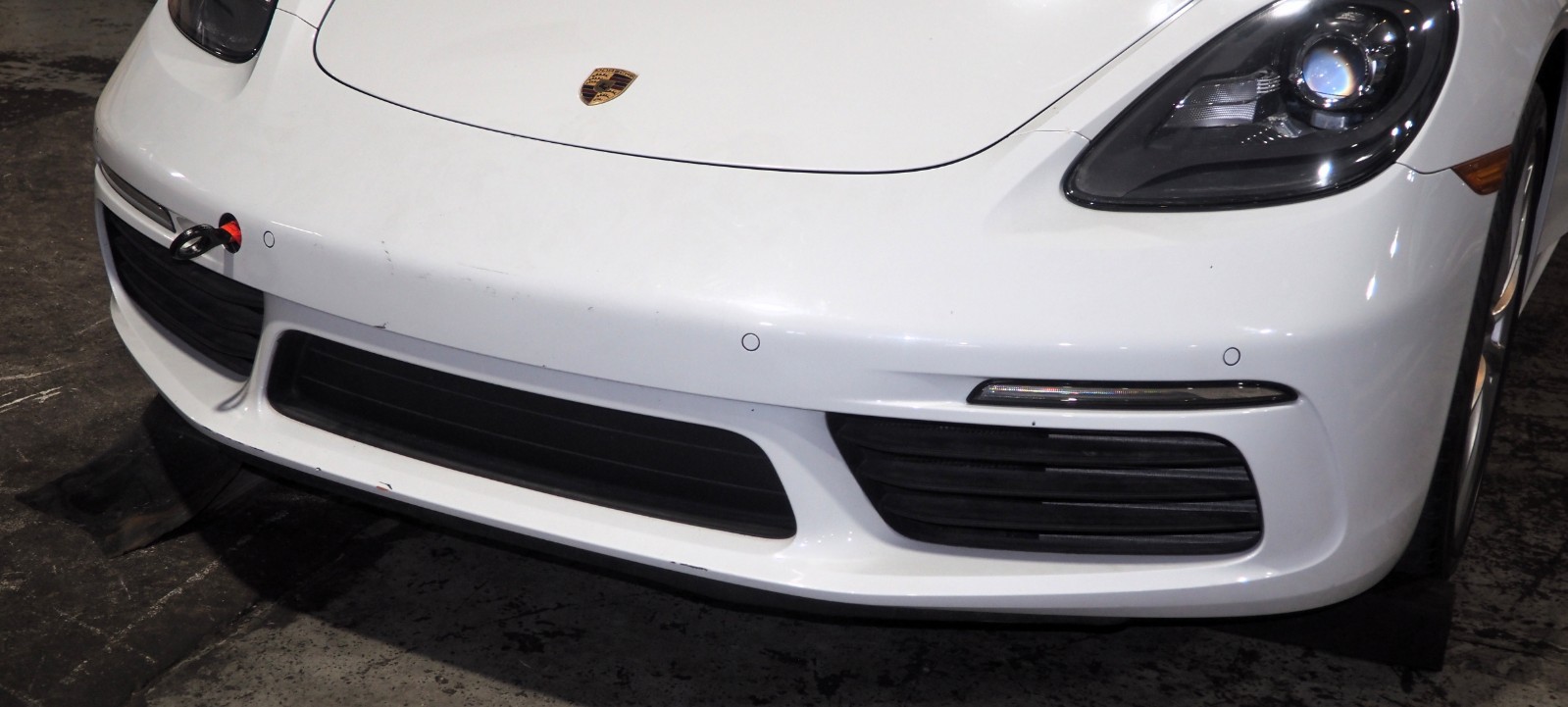 2017-2025 Porsche 718 Boxster Cayman Front Bumper Cover Sport OEM Carrara White