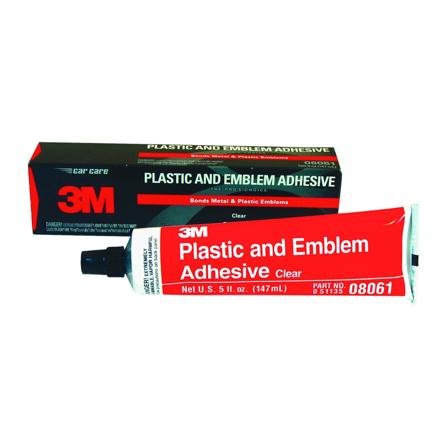 3M 08061 Plastic and Emblem Adhesive Automotive Bonding (5 fl oz)