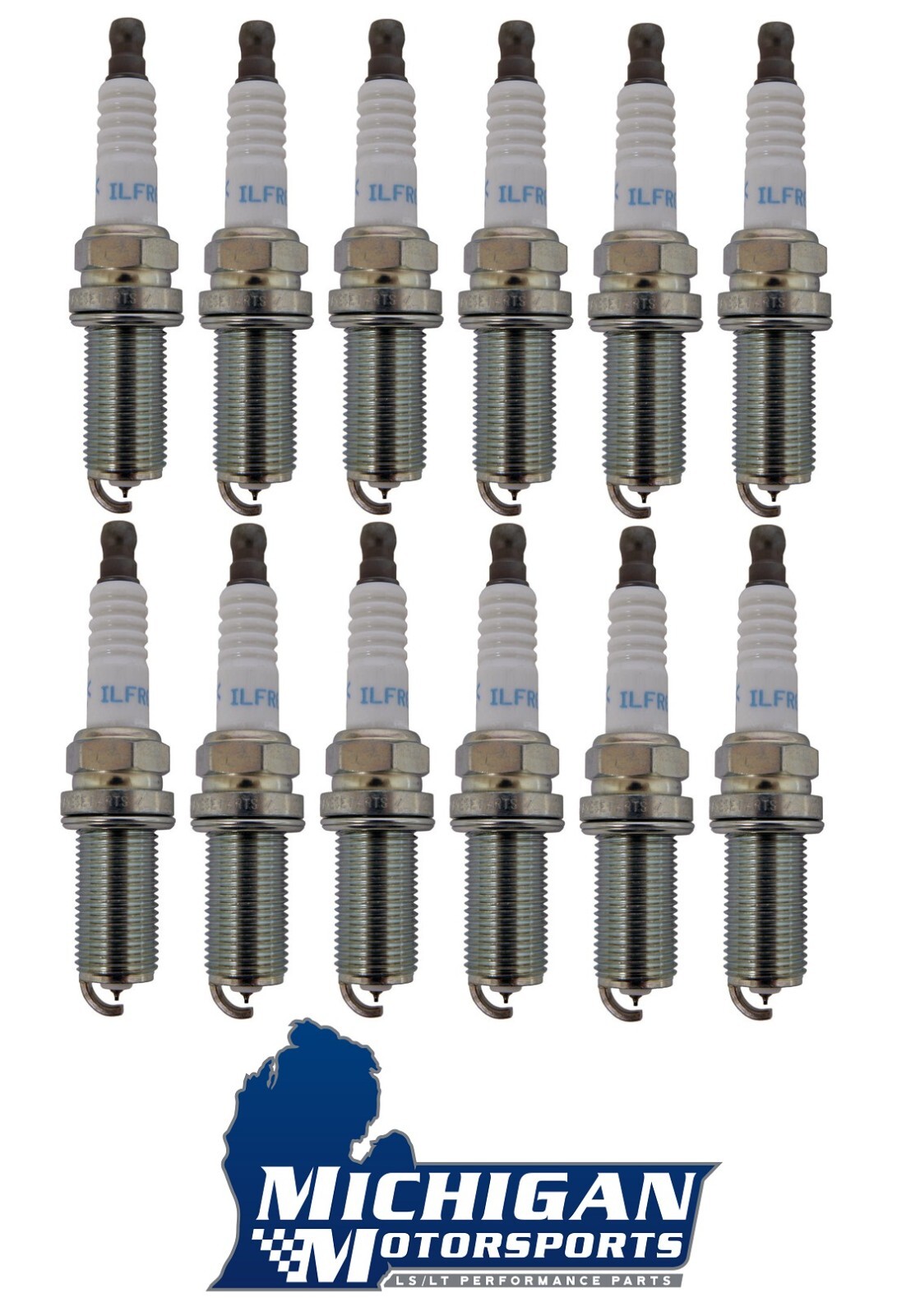 Set of 12 NGK ILFR6G-E #4212 Iridium Spark Plugs for Mercury Verado L6 200-400