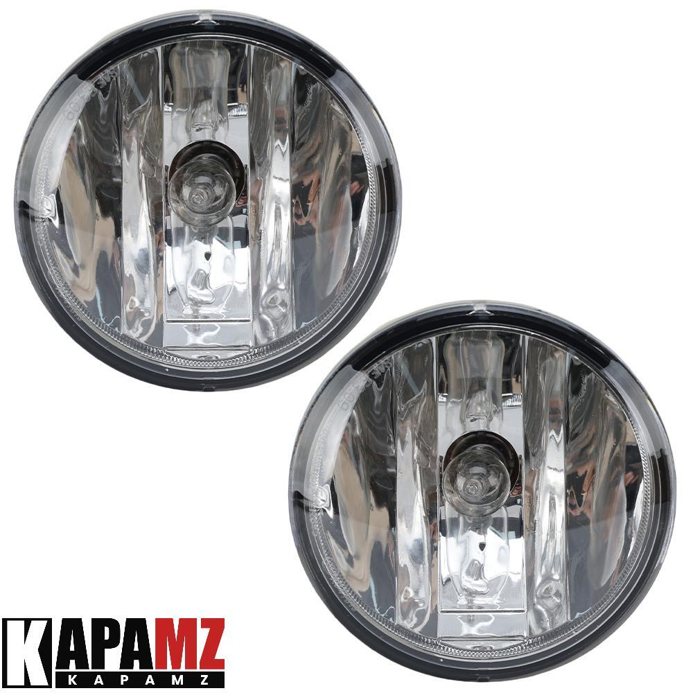 Left & Right Fog Light Lamp Halogen w/Bulbs PAIR For Jeep Patriot 2011-2016 2017