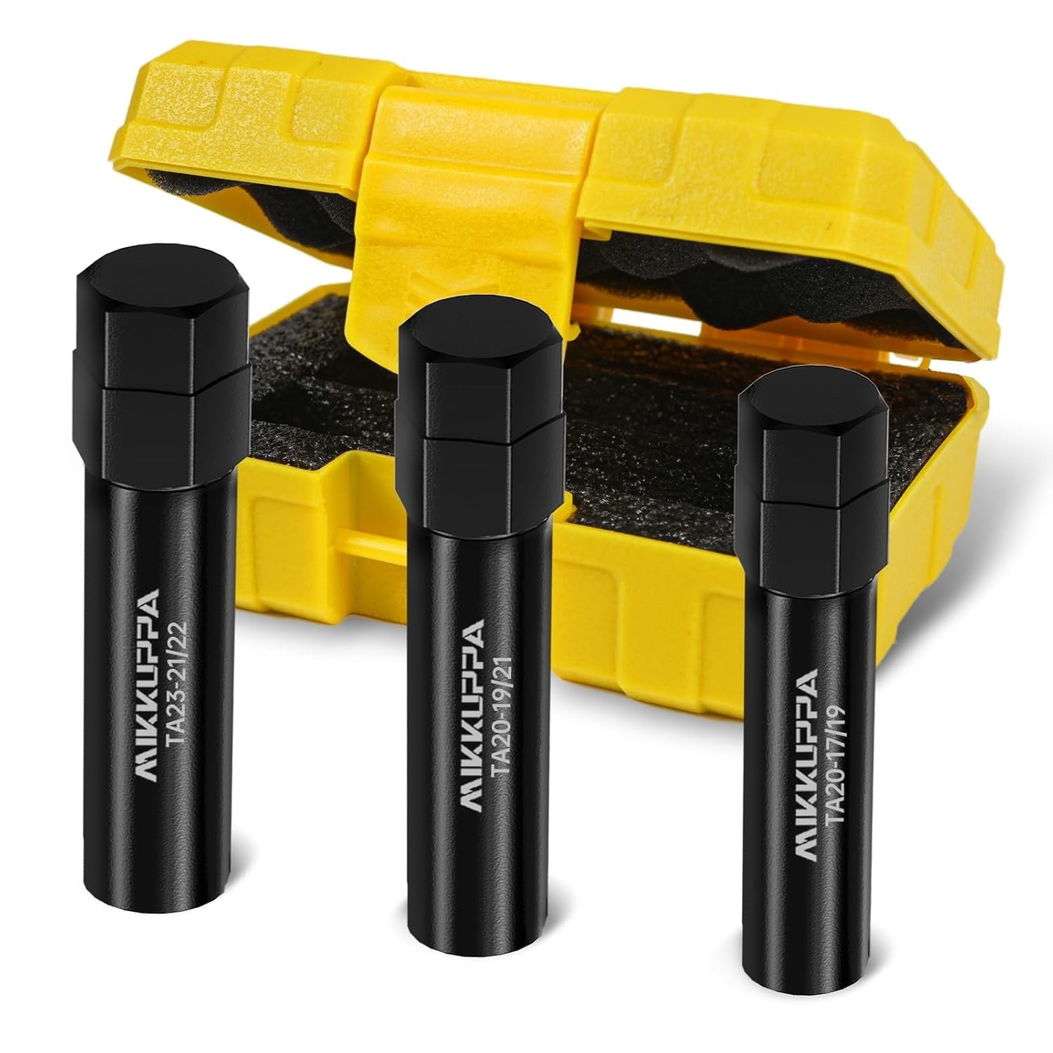 MIKKUPPA 10 Spline Lug Nut Key Set, 3 Pack 10 Point Lug Nut Removal Socket for W