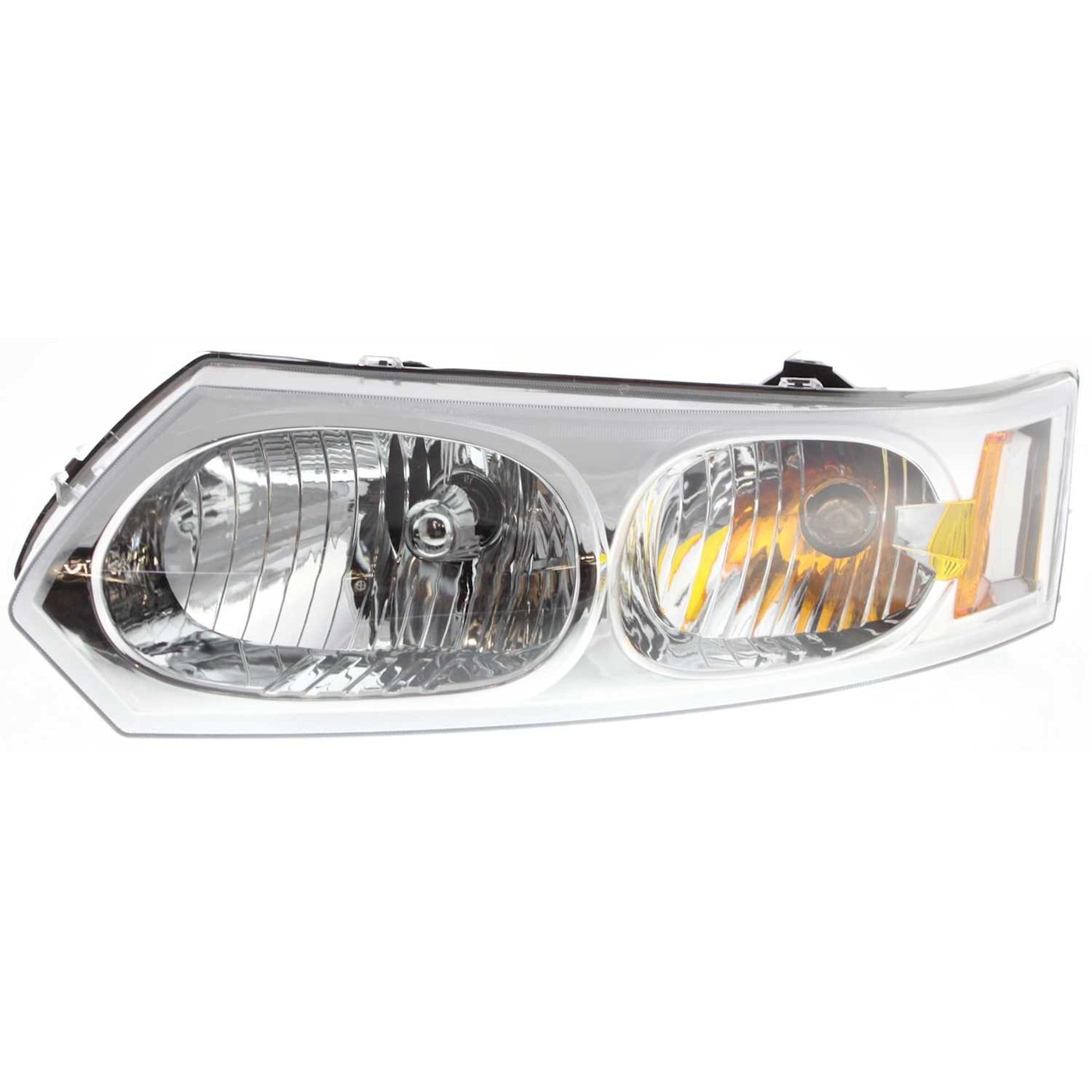 Headlight Assembly Set For 2003-2007 Saturn Ion Left and Right Sedan With Bulb