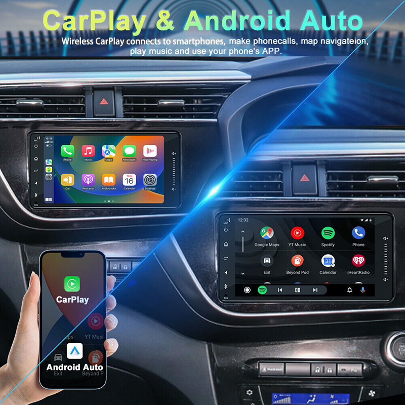 7″ 4+64GB Toyota Tundra 2000-2006 Car Radio Android 15 Apple CarPlay 2DIN GPS