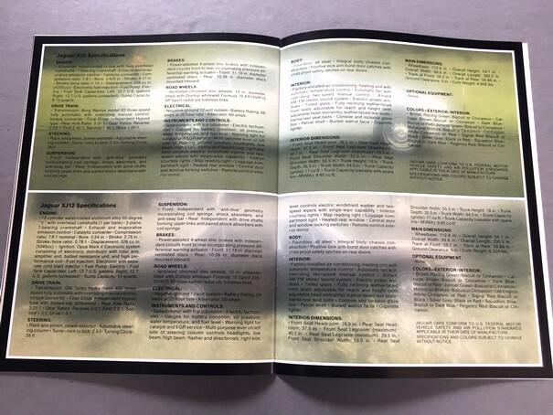 1978 Jaguar XJ6 XJ12 24-page Original Car Sales Brochure Catalog