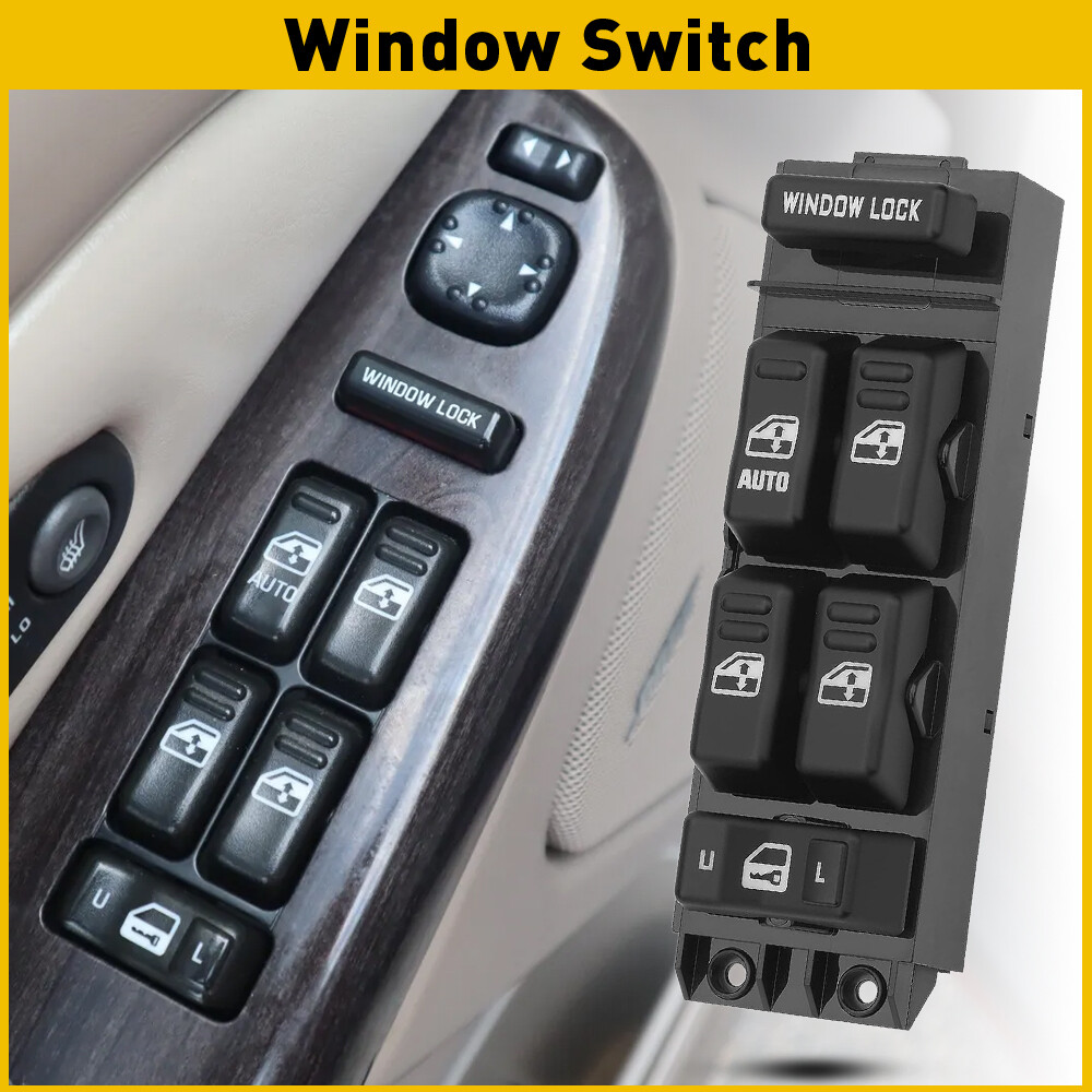 For 2000-2002 Chevy GMC Left Driver Master Side Power Window Door Switch Control