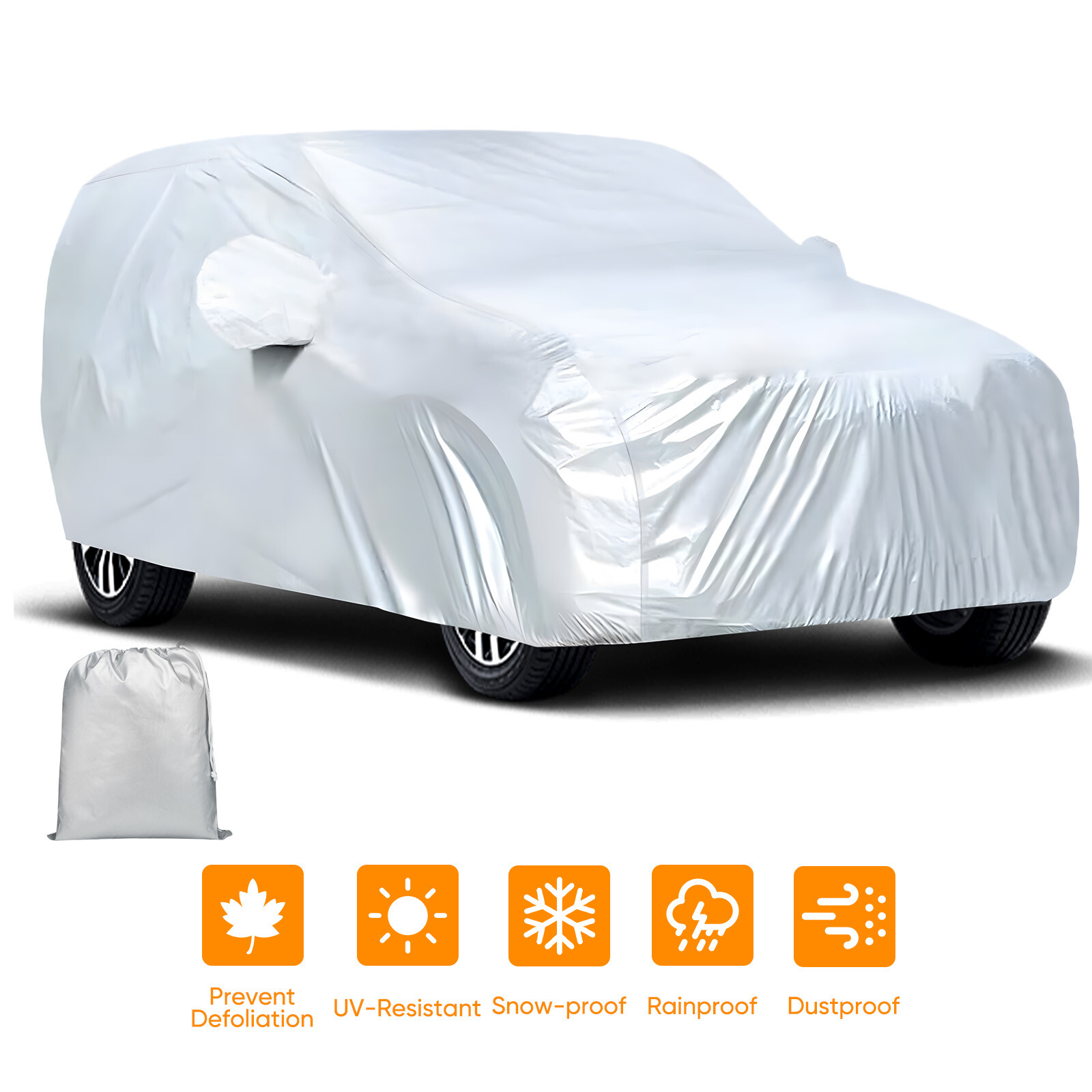 Waterproof Truck SUV Car Cover Outdoor Dust Rain UV Resistant Protect for Honda