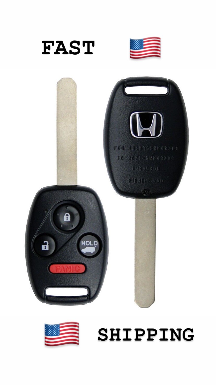 NEW HONDA OEM 1 pc – 13mm x 11mm BLACK Key Fob Emblem Sticker Logo Badge FREE SH
