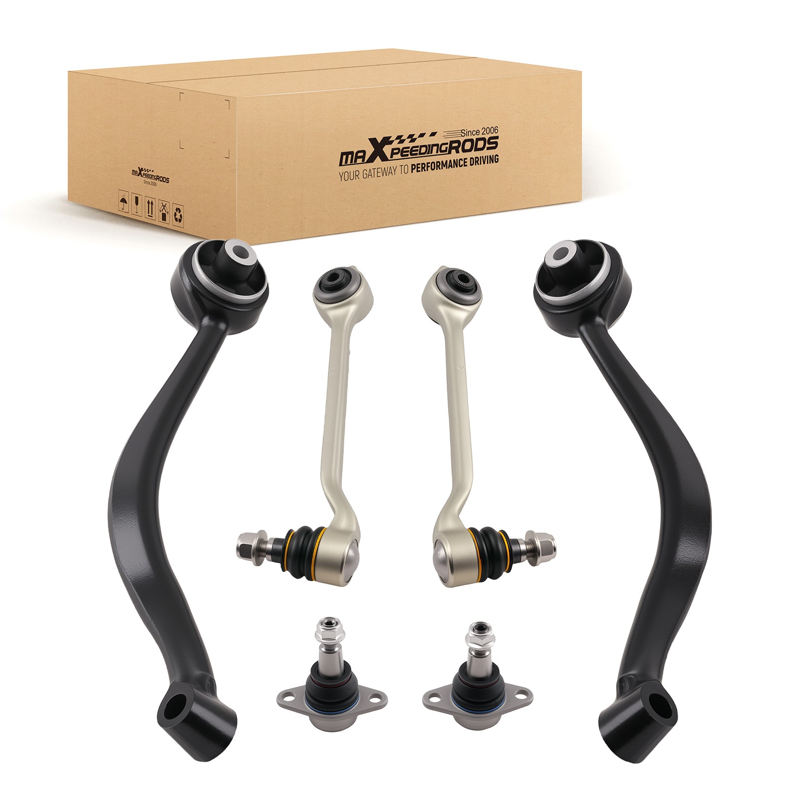 6PCS Front Upper Lower Control Arms Ball Joint for BMW X3 2011-2017 X4 15-2018