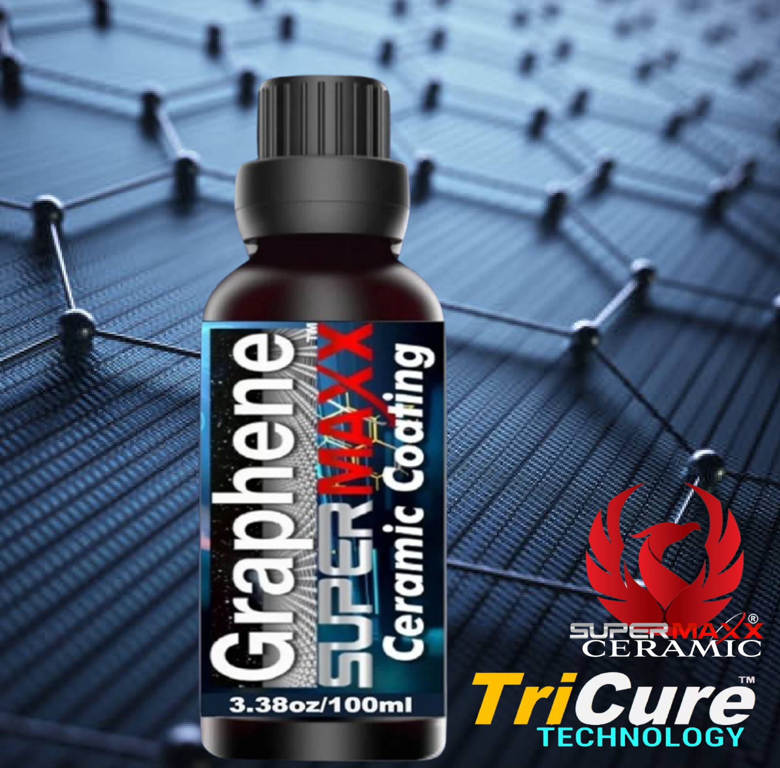 GRAPHENE CERAMIC CAR COATING ‘DIAMOND SHINE’ TRICURE PAINT PROTECTION” – 100 ML’
