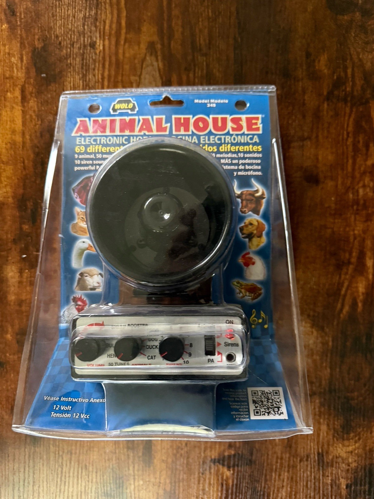 Wolo 345 Electronic Truck Horn Animal House 69 Sounds 12 Volt