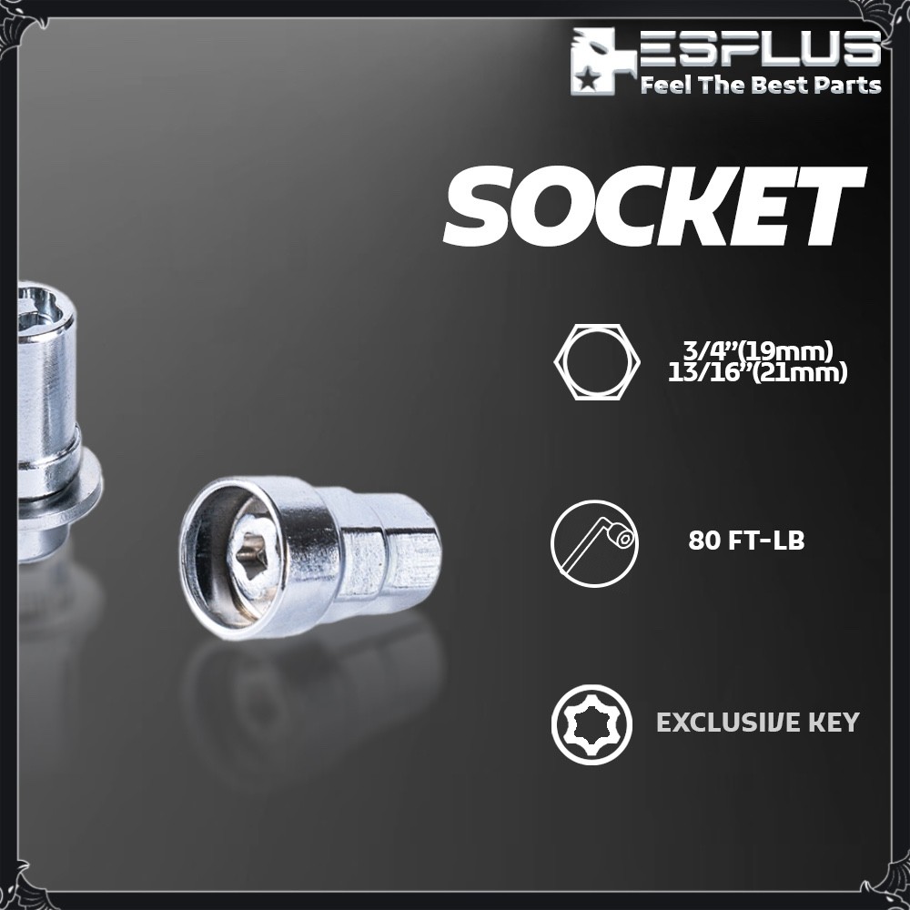 Chrome M14X1.5 1.85″ OEM Wheel Lock + Key Fit Toyota Lexus LC/LS/LS/LX