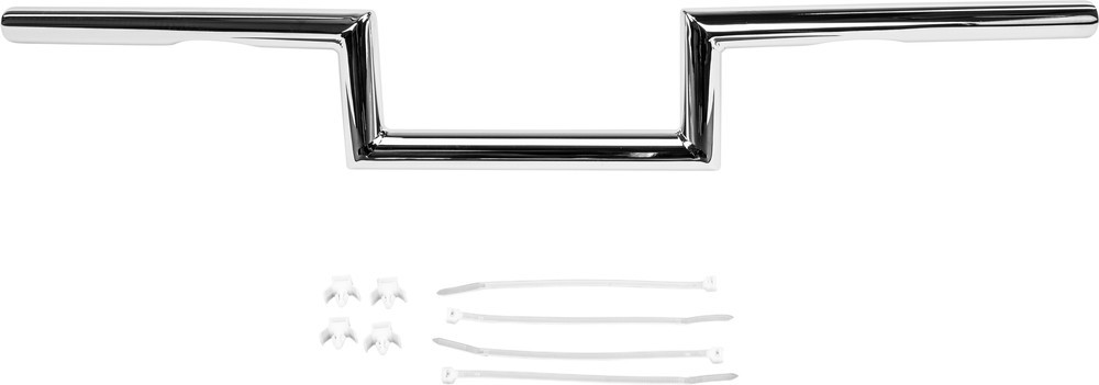 HARDDRIVE 1″ Z-BAR DIMPLED 4″ CHROME 21-225