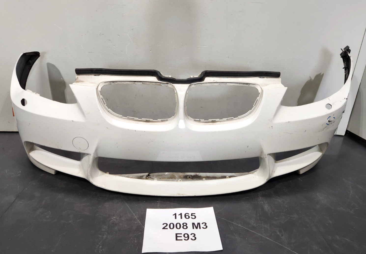 ✅ 08-13 OEM BMW E90 E92 E93 M3 Front Bumper Cover Alpine White 300 *DAMAGE