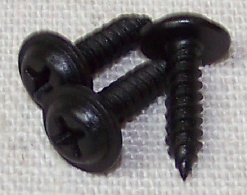 100 Qty-Phillips Flat Washer Head Tap Screw #8 x 5/8″ – Black(12214)
