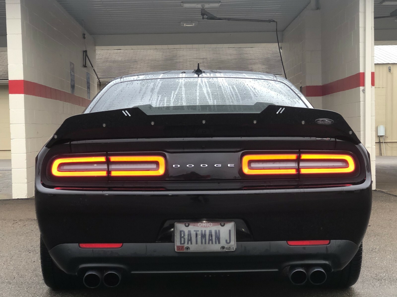 PSDesigns 2Pc Wickerbill fits: Dodge Challenger Performance Spoiler