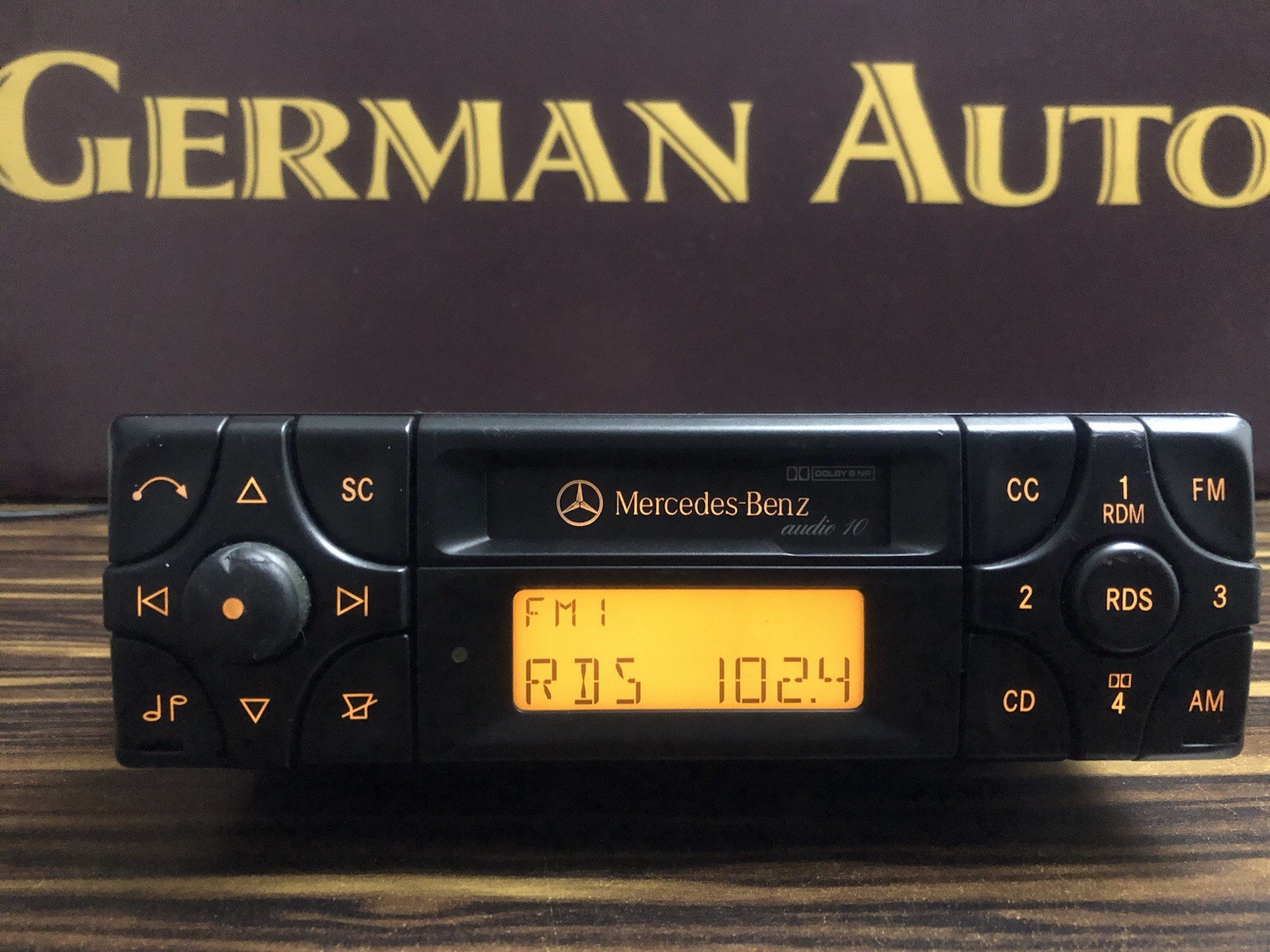 Original Mercedes Benz Becker Audio 10 BE3100 Car Radio W202 W204 W124 W140